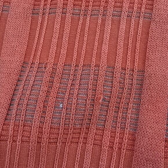 Derek Lam Women's 10 Crosby Orange Silk Layered Cardigan Set sz P Plaid Basic - Picture 10 of 12